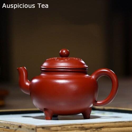 120ml Raw Ore Dahongpao Handmade Tea Pot Creativity Yixing Purple Clay Teapots Home Zisha Filter Kettle Tea Table Accessories