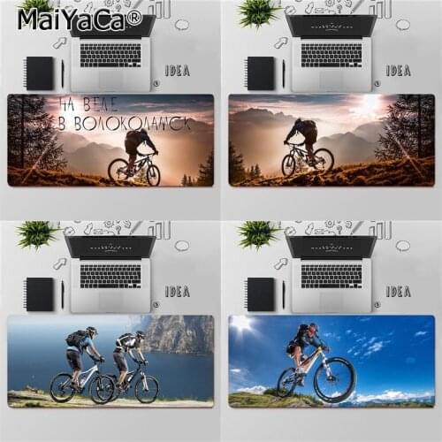 Ride Bicycle Travelling Extreme sport Keyboards Mat Rubber Gaming mousepad Desk Mat Free Shipping Large Mouse Pad Keyboards Mat