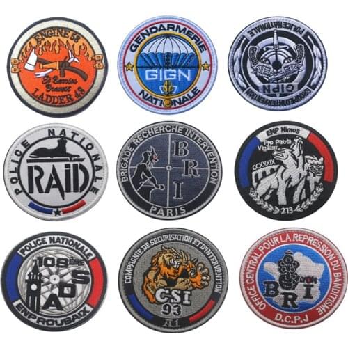 ENGINE 58 LADDER 48 Embroidered Military Patches Applique Emblem DIY Badge for Clothing Tactical Sewing Accessories