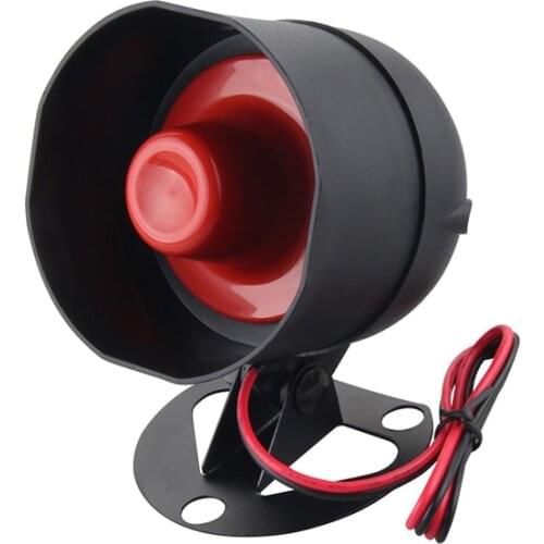 Quality Universal Six tone siren horn for car motorcycle alarms DC12V 15W 120dB