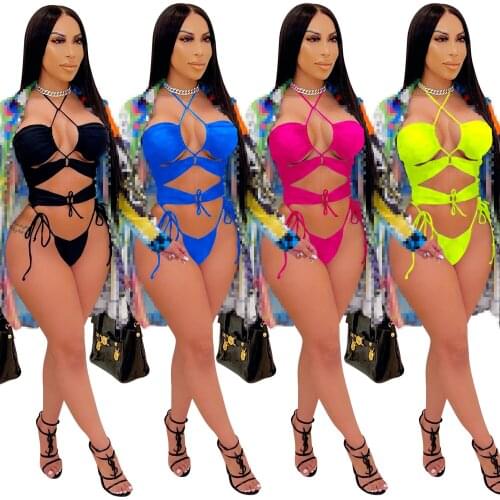 SUJYing Fashion New Womens Digital Printing Sexy Bikini Swimsuit + Coat