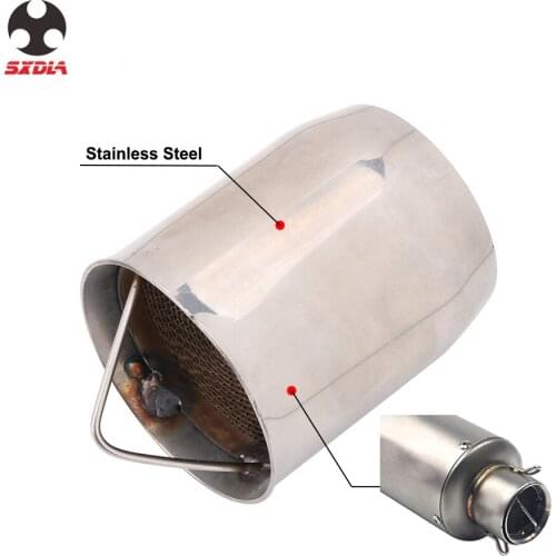 Motorcycle 51mm Exhaust Pipe Silencer Stainless Steel Muffler DB Killer For Harley HONDA YAMAHA BMW SUZUKI KAWASAKI