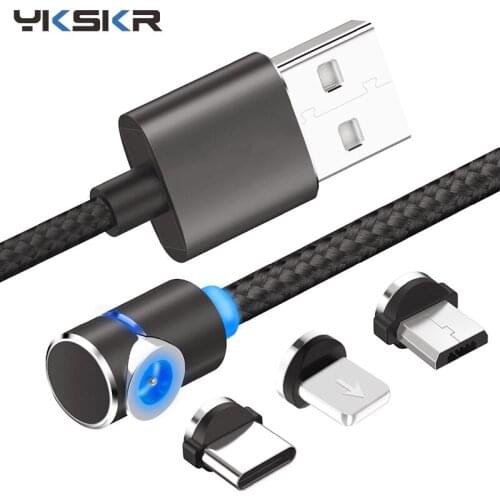 Nylon Braided Micro USB Cable Magnetic Fast Charging For iPhone 11 X Huawei Xiaomi redmi USB Type C Magnet Charger Cable Adapte