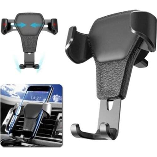 New Universal Gravity Auto Phone Holder Car Air Vent Clip Mount Mobile Phone Holder CellPhone Stand Support For IPhone Samsung