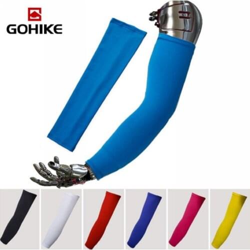 New Pure color simple style Bike MTB Cycling Arm Warmers UV Protection Oversleeve Armwarmer Sleeves Riding Arm Sleeve