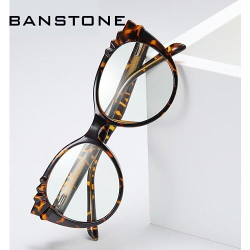 TR90 Spectacle Frame Women Anti-blue Light Computer Eyeglasses Optical For Female Vintage Eyewear Clear Lens Blue Glasses