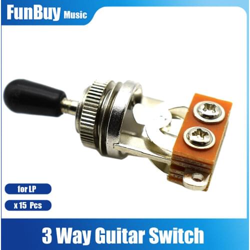 15pcs 3 Way Guitar Selector Pickup Toggle Switch for ST TL Pickups Guitar Switch Musical Instruments Guitar Accessories