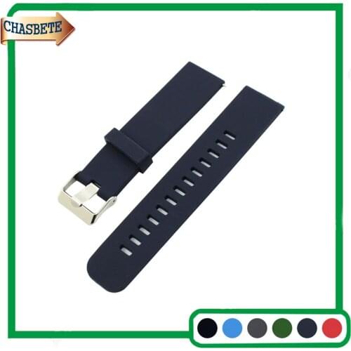 Silicone Rubber Watch Band for AP Audemars Piguet 18mm 20mm 22mm Quick Release Resin Strap Belt Wrist Loop Bracelet Black Blue