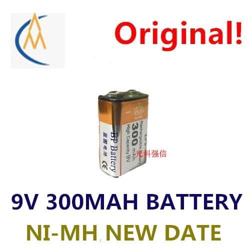 Brand new authentic 9 v 300 mah ni-mh rechargeable battery 6 making multimeter toy instrument super durable