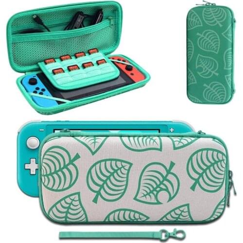 HEYSTOP Hard Shell Storage Bag Compatible with Switch Lite, Animal Crossing Game Console Bag for Switch OLED