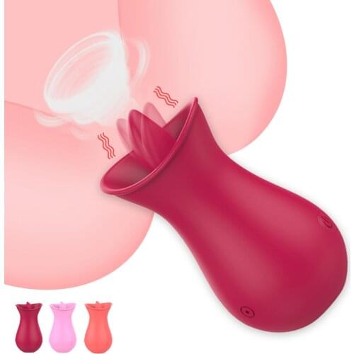 Sucking Vibrator for Women Sucker Clit Tongue G Spot Vibrator Female Masturbator Clitoris Stimulator Sex Licking Toys For Adult