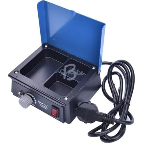 High quality New Dental Lab Equipment Analog Wax Heater Pot 3 Tri-Slot Paraffin Melter Wax Heater Free shipping