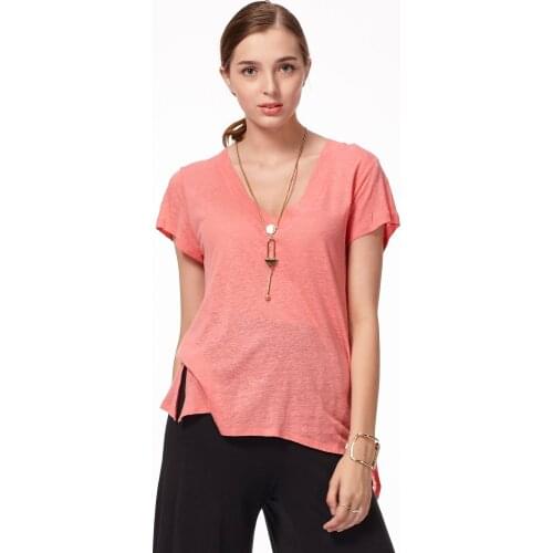 2020 Women Cotton Fashion Cotton Ladies Tee Shirt Short Sleeve Tops Tee Shirt