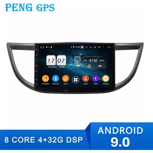 10.1" Android 9.0 Car no DVD Player GPS Radio for Honda CRV CR-V 2012 13 14 15 navigation multimedia stereo auto Headunit DSP