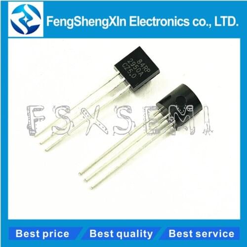 100pcs/lot LP2950ACZ-5.0 LP2950ACZ 2950ACZ5.0 LP2950-5.0 Voltage Regulators TO-92