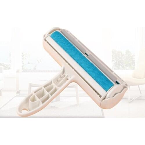 2-Way Pet Hair Remover Roller cat Hair Remover Brush Carpet Cleaning removing floating hair from clothes and hats cleaner