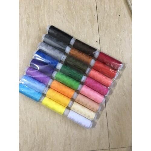 24pcs/set Sewing Thread Polyester Thread Set Strong And Durable Sewing Threads For Hand Machine
