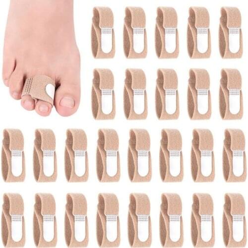 3pcs Toe Finger Straightener Hammer Toe Tape Hallux Valgus Corrector Bandage Toe Separator Splint Wraps Foot Care Supplies