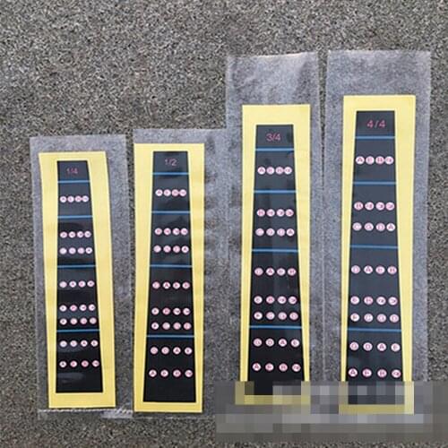 5pcs 1/8-4/4 Violin Fingerboard Sticker Intonation Scale Fretboard Note Label Beginners Learning Violin Accessories