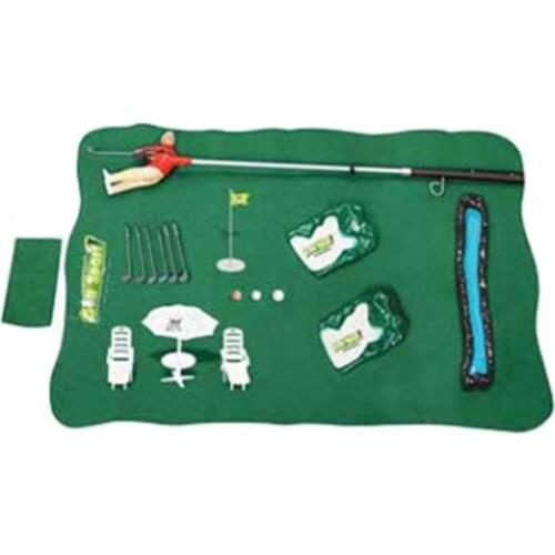 60 X 40cm Mini Golf Club Games Toy Mini Golf Set For Children Indoor Golf Game Outdoor Hitting Pad Practice Educational Sports