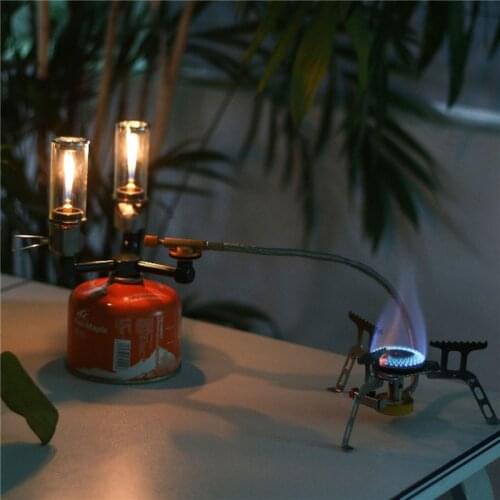 Gas Adapter 1 Gas Tank Cylinder To 2 Or 3 Gas Stove Lamp Lantern Outdoor Camping Cooker Tourism Burners Gas Lamp Accessories