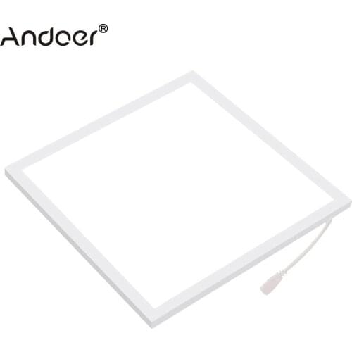 Andoer 8.85x8.85" Photo Studio LED Back Light Panel Pad Photography Bottom Light Lighting Photo Booth Background Studio Lighting