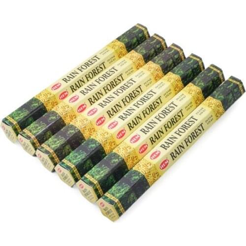 Hem Incense Rain Forest Incense 6'lı Package 120 candles and scents свечи и ароматы velas y aromas