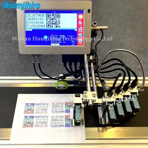 12.7mm-101.6mm Automatic Inkjet Printer Assembly Line Split-Type Inkjet Printer kits for Logo Date Barcode QR Code Printing