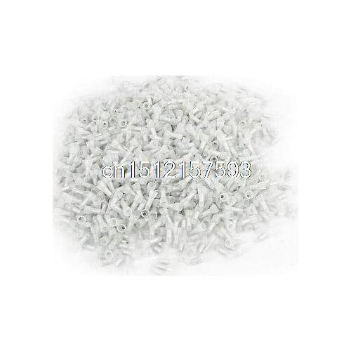 1000Pcs CE1X 22-18AWG White Plastic Crimp Closed End Wire Connector Cap