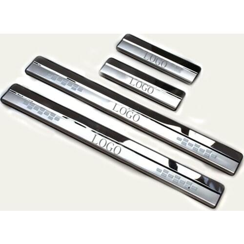 Free Shipping door sill strip car accessories car styling fit For Nissan QASHQAI 2015 welcome pedal Trim 4pcs