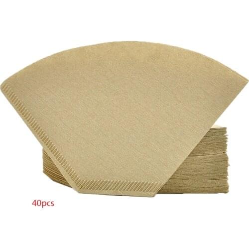 102 "V" Shape Coffee Cup Filter Paper Espresso Machine Mocha Pot Strainer Sheet