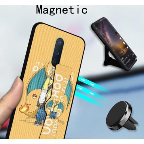 Phone Holder Case For Oneplus 3 One plus 3T 5 5T 6 6T Magnetic bracket Wrist Strap Cover For Oneplus Nord 7 7T 8 Pro