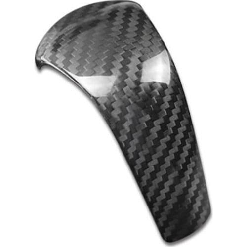 For Mazda Atez CX-3 CX-4 CX-5 CX-8 Car Carbon Fiber Back Gear Shift Knob Cover Trim Decoration Sticker Accessories