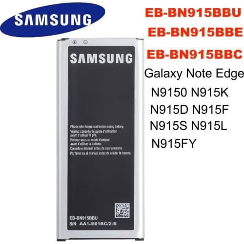 EB-BN915BBE EB-BN915BBU EB-BN915BBC Samsung Battery For Galaxy Note Edge N9150 N915K N915D N915F N915S N915L N915FY NFC 3000mAh