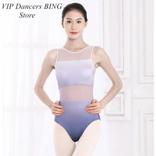 Fairy Ballet Dance Leotard Adult Mesh Gymnastics Bodysuit Designer Clothes Dancer Outfit Ballerina Swimsuit Stage Costume JL2807