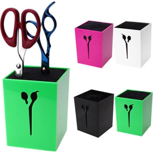 Salon Hairdressing Tool Case Hair Clips Storage Box Hairdressing Scissors Holder Hair Styling Clamps Stand Kit Box Organizer
