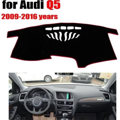 FUWAYDA Car dashboard cover mat for Audi Q5 2009-2016 years Left hand drive dashmat pad dash covers auto dashboard accessories