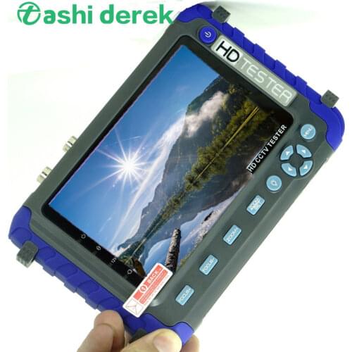 Hd 1080P Cctv-tester Mini Monitor 8MP Tvi Cvi Ahd In One Camera Tester Cvbs Analog Test Multi-format Video Out Port 5inch Tester
