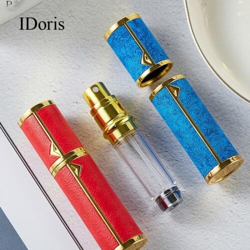 IDoris perfume vaporizers Perfume bottles empty bottles split containers artifact spray bottle high end leather