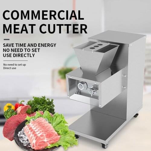 Commercial Meat Slicer 600kg/h Fresh Meat Fungus Pig Ear Slicing And Shredding Electric Meat Cutter YS-Q100