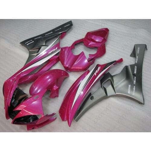 Bodywork YZFR6 2006 - 2007 Silvery Pink Fairings YZFR6 07 Motorcycle Fairing YZFR6 2006