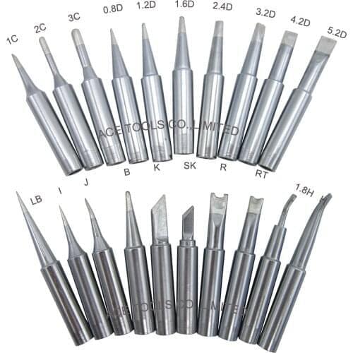 Soldering Tip 900M Seris Fit Hakko 936 907 Milwaukee M12SI-0 Radio Shack 64-053 Yihua 936 X-Tronics 3020 Iron Pencil Welding Bit