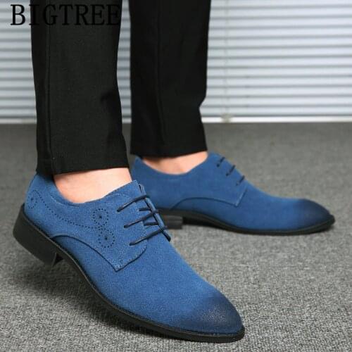 NLSCGZM Men's Suede Shoes