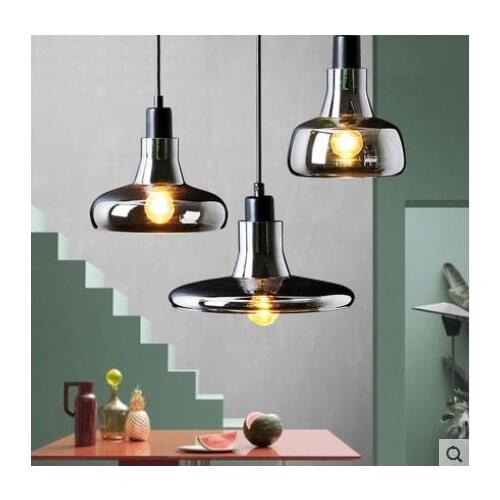 Modern deco chambre lampen industrieel iron living room LED pendant lights bedroom luminaria pendente luminaire suspendu