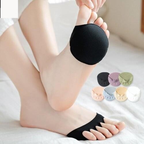 Five Toes Forefoot Pads for Women High Heels Half Insoles Calluses Corns Foot Pain Care Absorbs Shock Socks Toe Pad Inserts