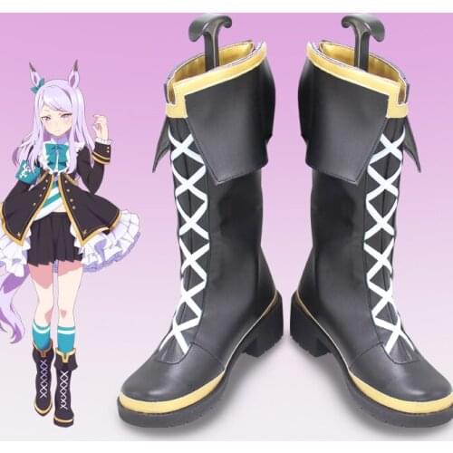 Uma Musume Pretty Derby Mejiro McQueen Cosplay Shoes Boots Halloween Costume Accessories