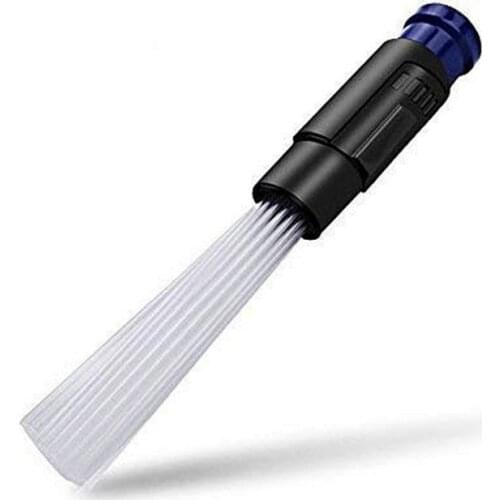 Universal Vacuum Attachment Dust Daddy Small Suction Brush Tubes Cleaner Remover Tool Cleaning Brush for Air Vents Keyboards