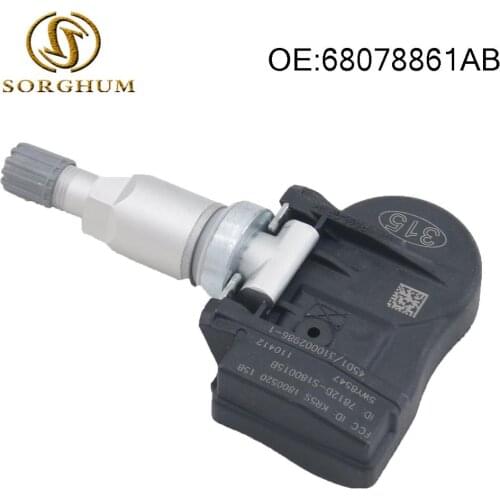 1pcs 68078861AB Tire Pressure Sensors TPMS 315MHz Fits For Mopar For Dodge For Jeep