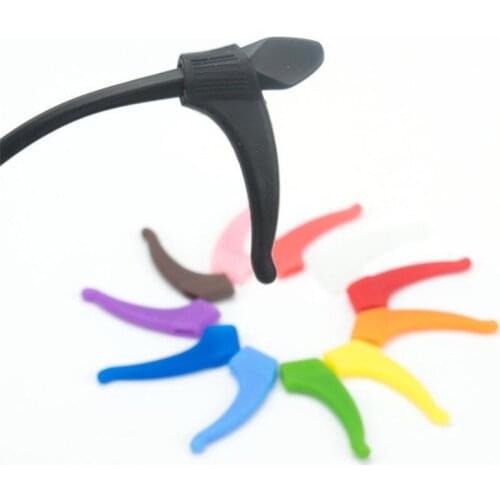 10Pairs/lot Anti Slip Silicone Glasses Ear Hooks For Kids And Adults Round Grips Eyeglasses Sports Temple Tips Soft Ear Hook