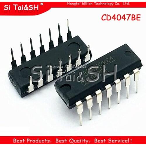 10PCS CD4047BE DIP14 CD4047 DIP 4047BE new and original IC